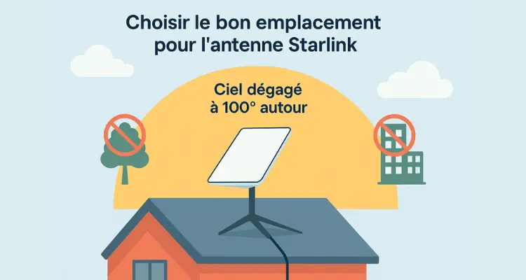 choisir emplacement starlink schema