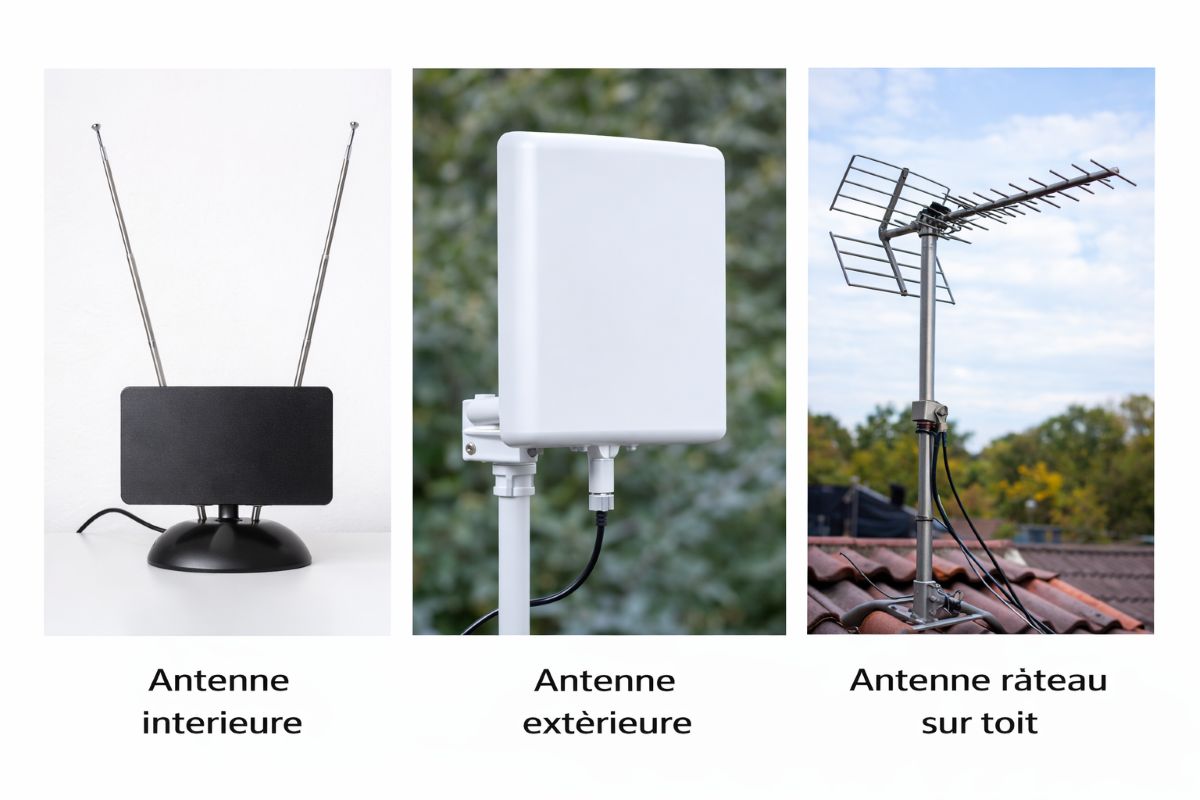 comparatif de types d antennes